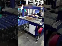 Máy đóng đai PP tự động kèm xe đẩy và máy dán bìa hồ sơ tự động