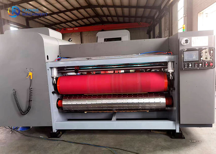 Máy cắt khuôn thùng quay tự động cho hộp sóng 1-6 màu