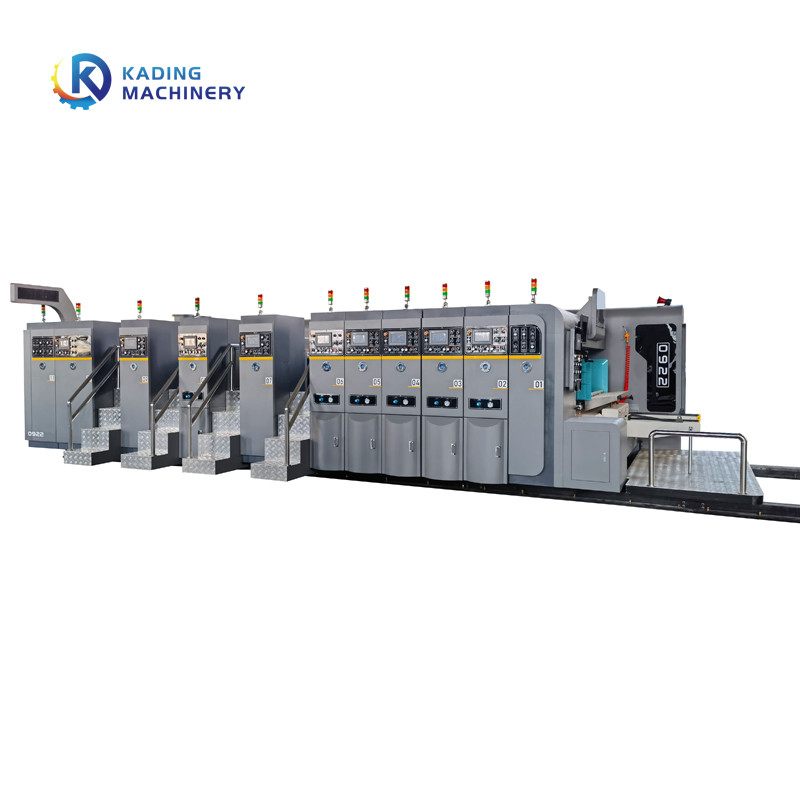 Máy in thùng carton hàng đầu CE cho hộp các tông sóng có cấp liệu tự động