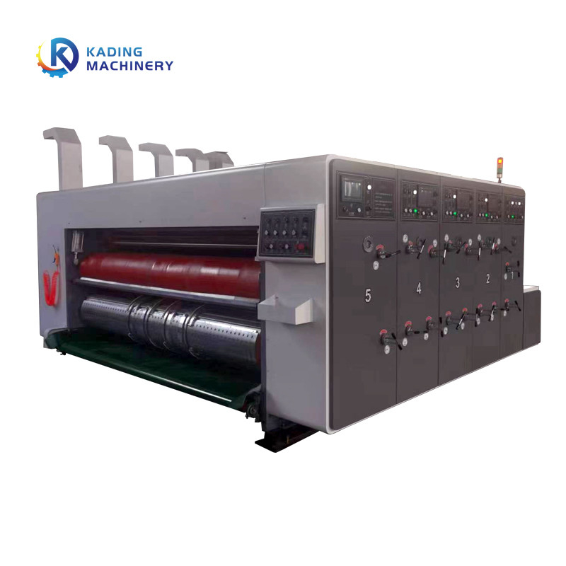 Máy in thùng carton hàng đầu hoàn toàn tự động cho hộp sóng có cấp liệu tự động