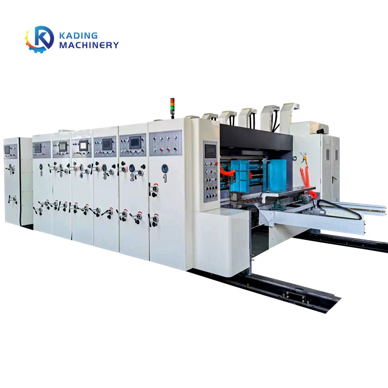 Máy in thùng carton Flexographic cho các tông sóng có rãnh cắt bế