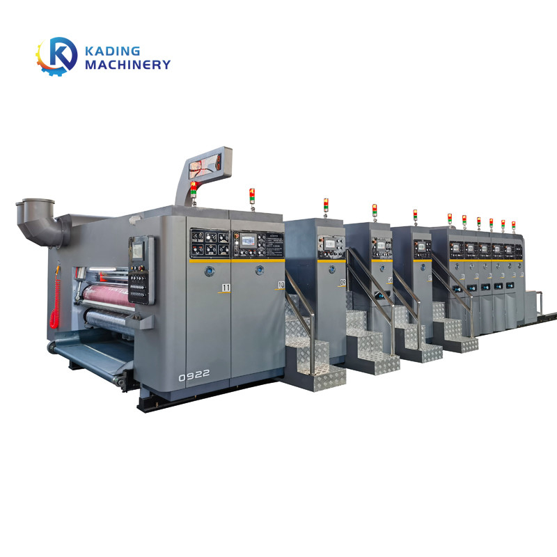 1-6 màu Máy in bìa carton Flexo với 3 màu