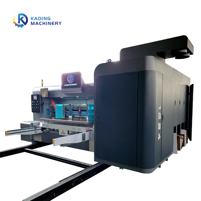 Máy in thùng carton hoàn toàn tự động cho bảng điều khiển PLC 3 5 7 lớp