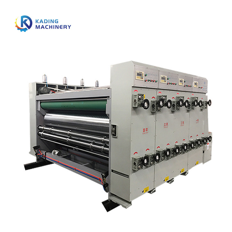 Máy in Flexo 1-6 màu cho thùng carton với cấu trúc điều chỉnh pha và hệ thống cấp mực