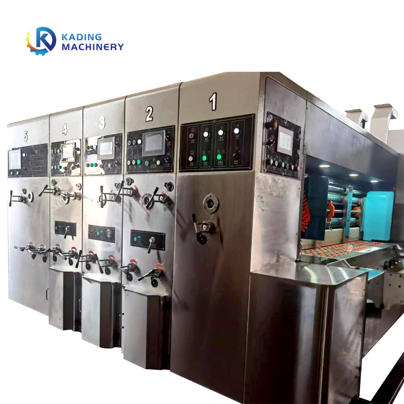 Máy in thùng carton một màu với độ dày thành 50mm và máy hút chân không
