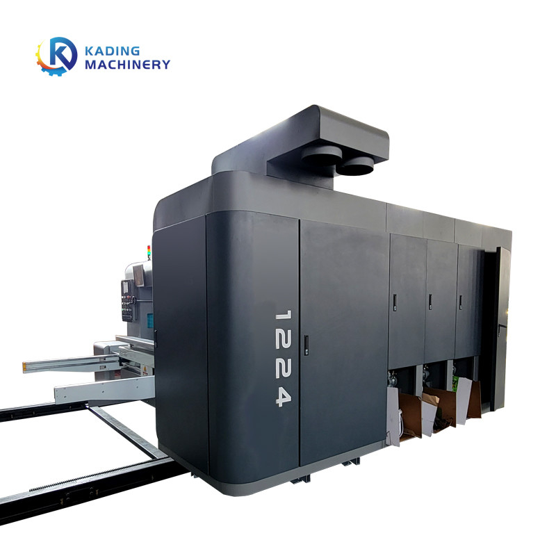 Máy in thùng carton nhiều màu với con lăn Anilox và bơm mực hút đơn