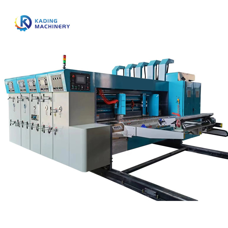 Máy in thùng carton Flexo với 1 đến 5 màu / Con lăn Anilox tùy chọn và được chọn