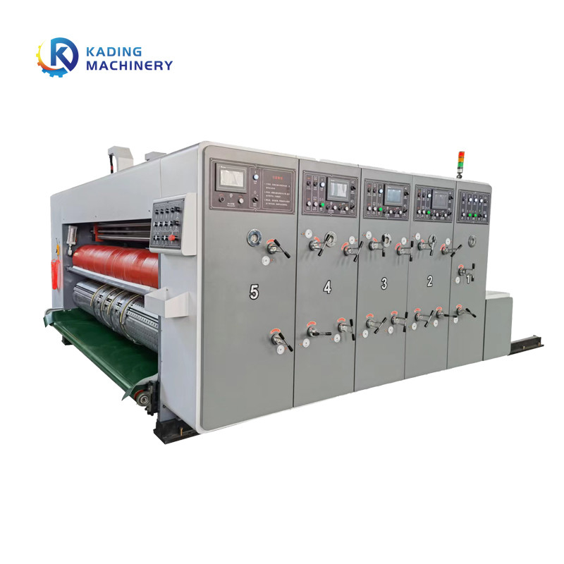 Máy cắt bế hộp Caton điều khiển PLC với tốc độ cao cho bìa giấy