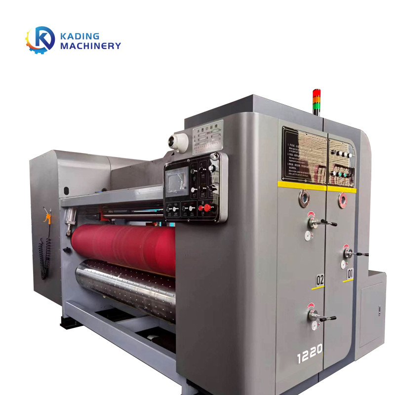 Máy cắt bế hộp carton tốc độ cao với cơ chế nạp giấy cạnh chì chân không và cơ chế phanh điện từ