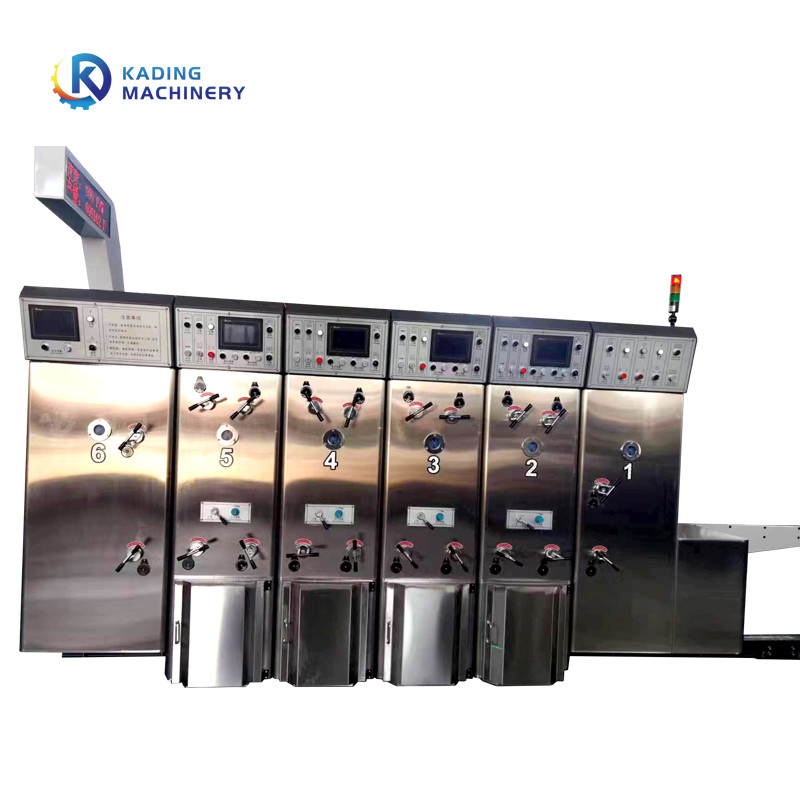 Tự động cho ăn hộp carton máy in Die Cutter Slotter của mực nước cho hộp taco làm