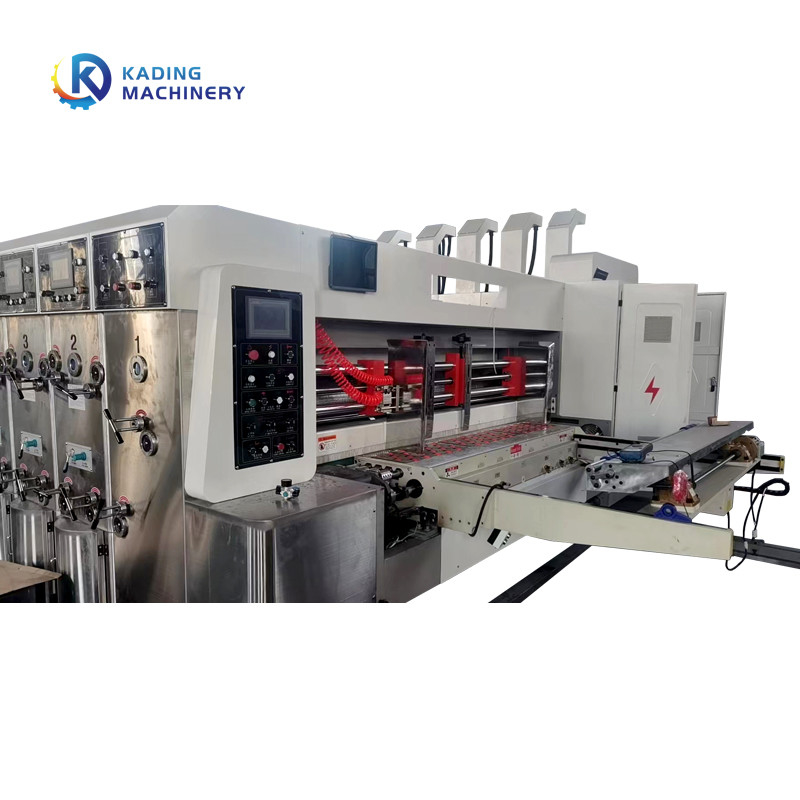 Máy cắt bế hộp Caton điều khiển PLC với tốc độ cao cho bìa giấy