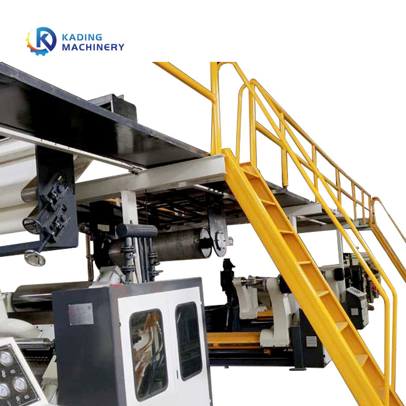 Máy làm hộp carton 1600mm với giàn xếp tự động cho tấm tôn 3/5/7 lớp