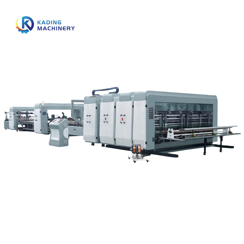 Máy khâu hộp sóng 2400mm Máy khâu hộp hoàn toàn tự động với điều khiển điện tốc độ cao