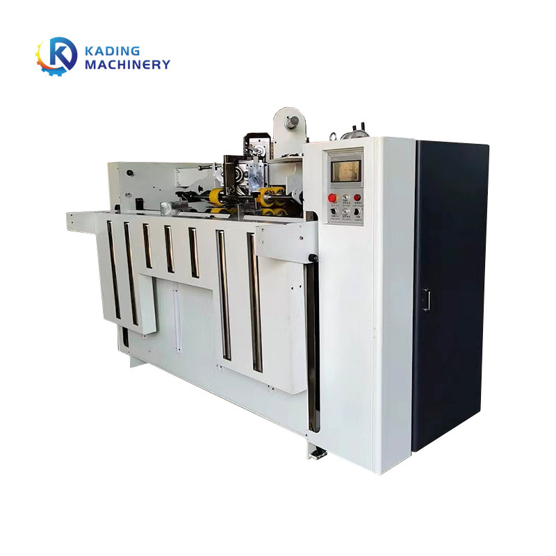 Máy làm hộp carton Máy khâu hộp sóng với tốc độ 600 đinh / phút và hệ thống cấp dây tự động