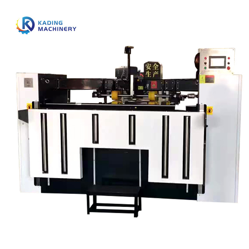 Máy khâu hộp sóng 3500mm với màn hình cảm ứng PLC và nạp thủ công
