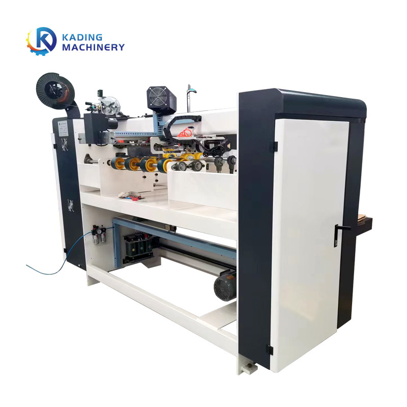 Máy khâu hộp sóng một mảnh với PLC Điều khiển bằng máy vi tính cho ăn thủ công
