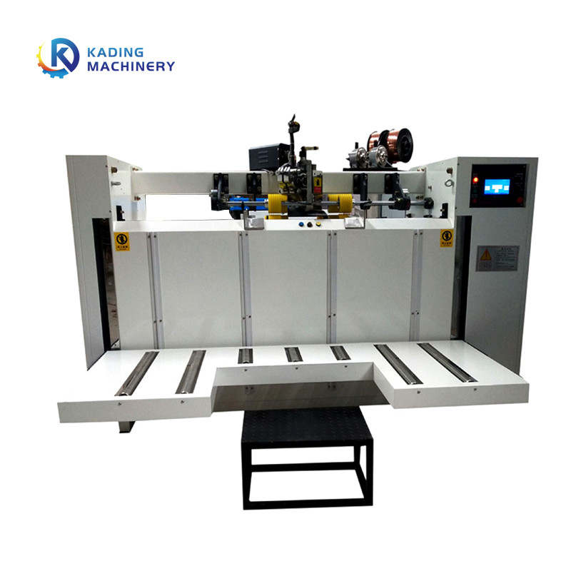 Máy khâu hộp sóng một mảnh với PLC Điều khiển bằng máy vi tính cho ăn thủ công