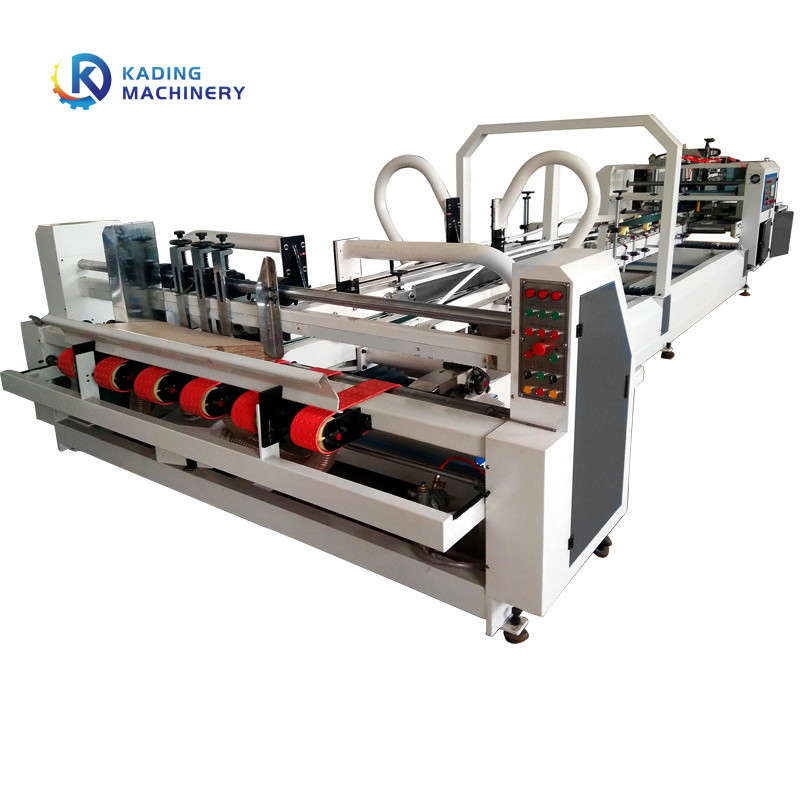 Máy dán thư mục bảng 3 lớp với nguồn cấp dữ liệu tự động để dán các tông đóng gói