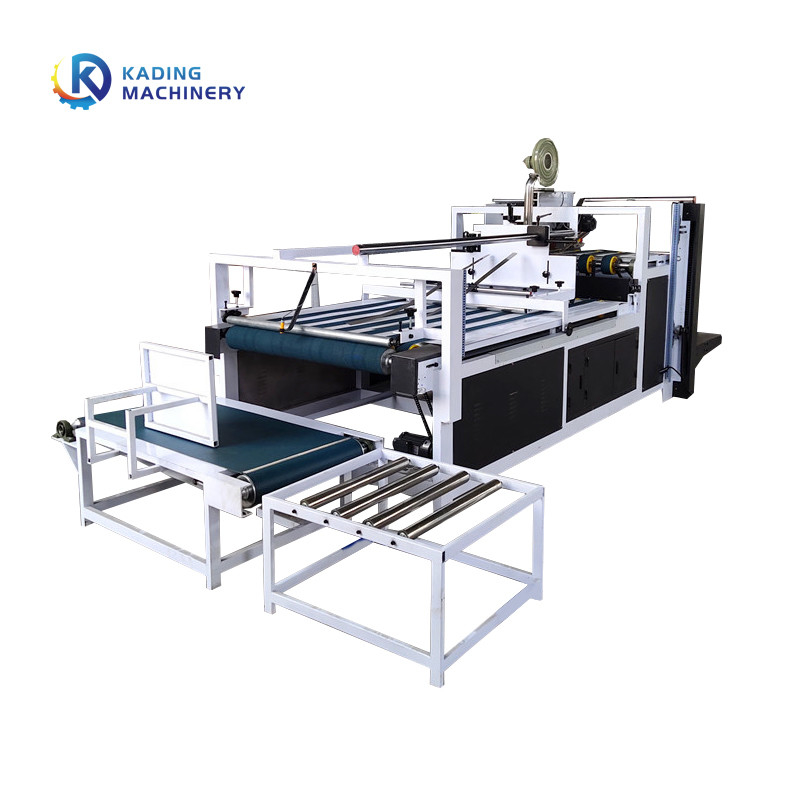 Máy dán thư mục một mảnh có tốc độ làm việc 40 cái / phút cho hộp các tông 2800mm
