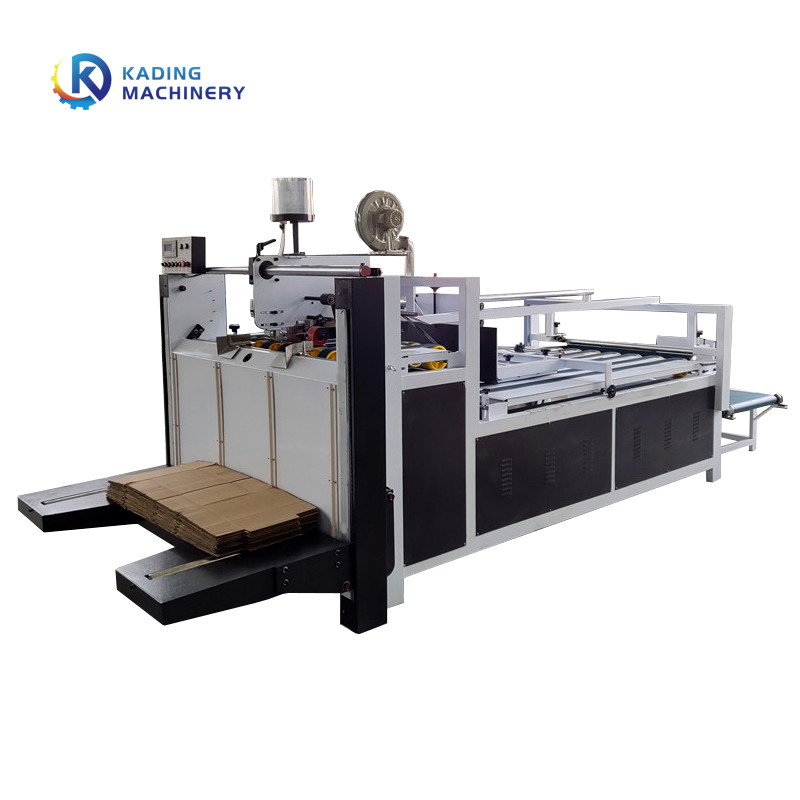 Máy dán thư mục một mảnh có tốc độ làm việc 40 cái / phút cho hộp các tông 2800mm