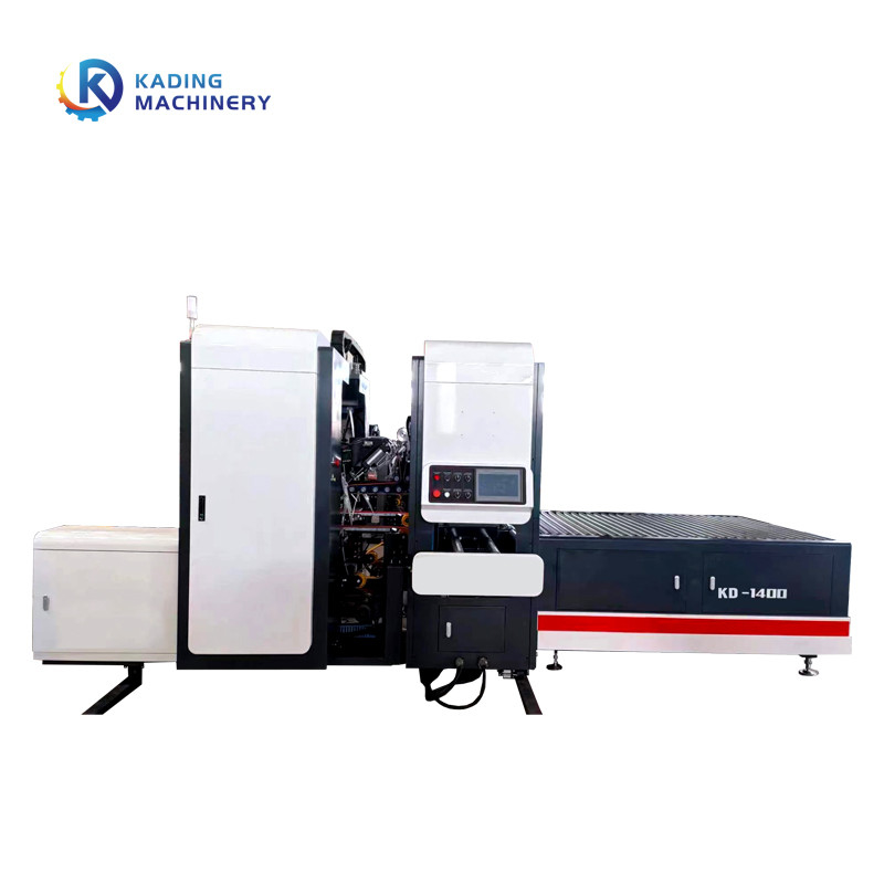 Máy đóng đai thùng carton tự động 220V Máy đóng thùng carton với máy cắt bế để đóng đai các tông
