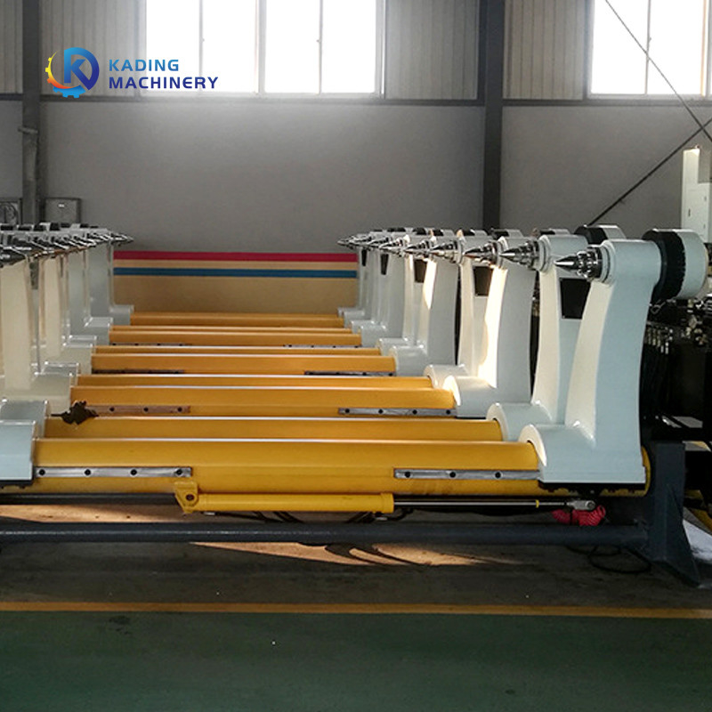Giá đỡ cuộn không trục loại thủy lực 60-100m / phút với 6 xi lanh cho giấy 1600mm
