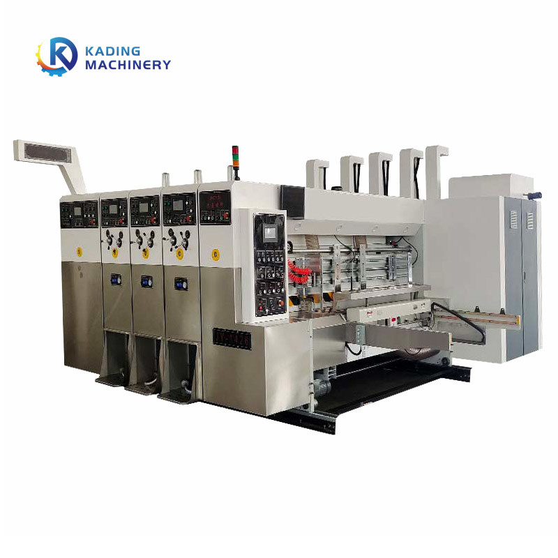 Máy in hộp sóng điều khiển PLC để làm hộp Taco