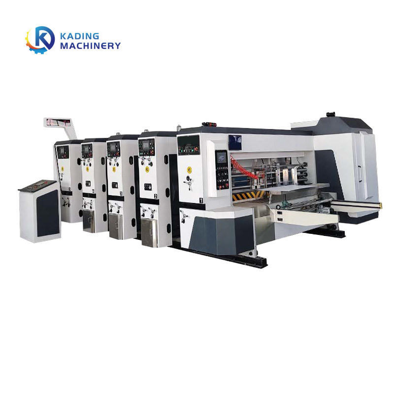 Máy hút chân không Máy in thùng carton màu Muti để làm thùng carton