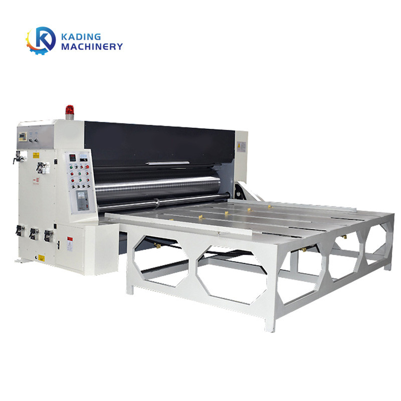 Máy in thùng carton bán tự động 2,4m để in giấy bìa cứng