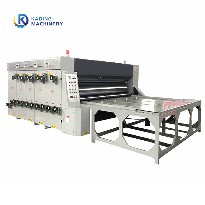 Máy in thùng carton nạp bằng tay cho thùng carton bằng mực in Flexographic