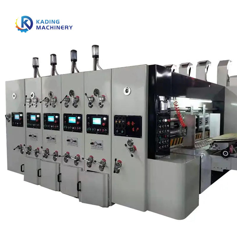 Máy in hộp sóng nhiều màu có thiết bị lãng phí