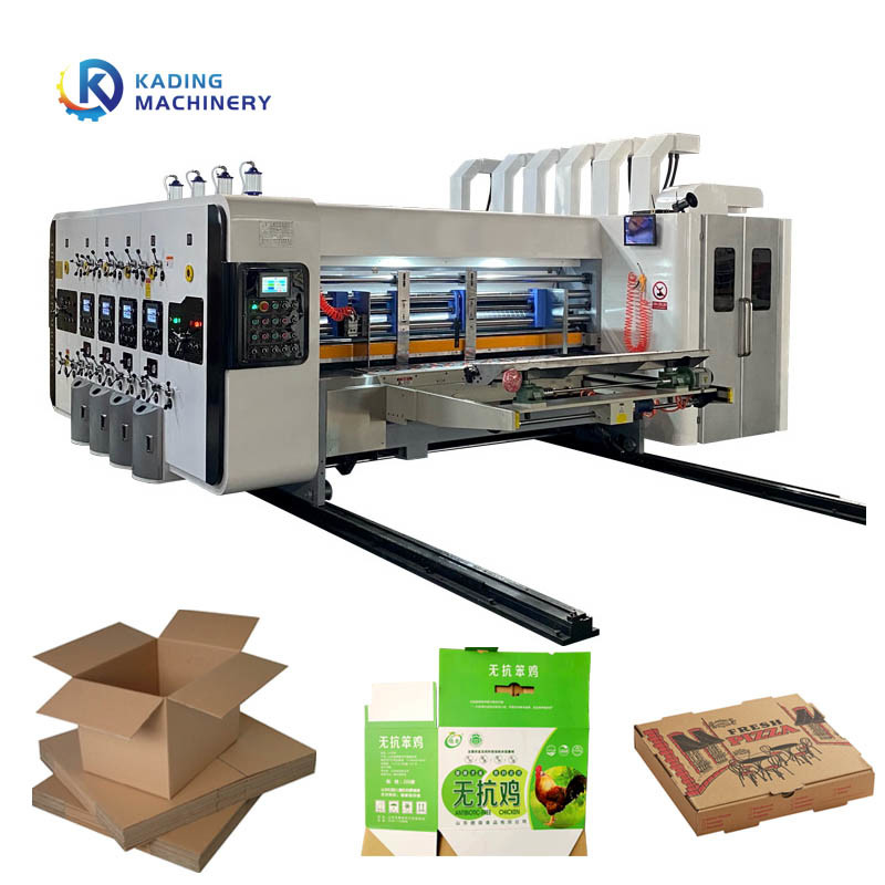 Máy in thùng carton nạp tự động cho tấm tôn với 250 chiếc / phút