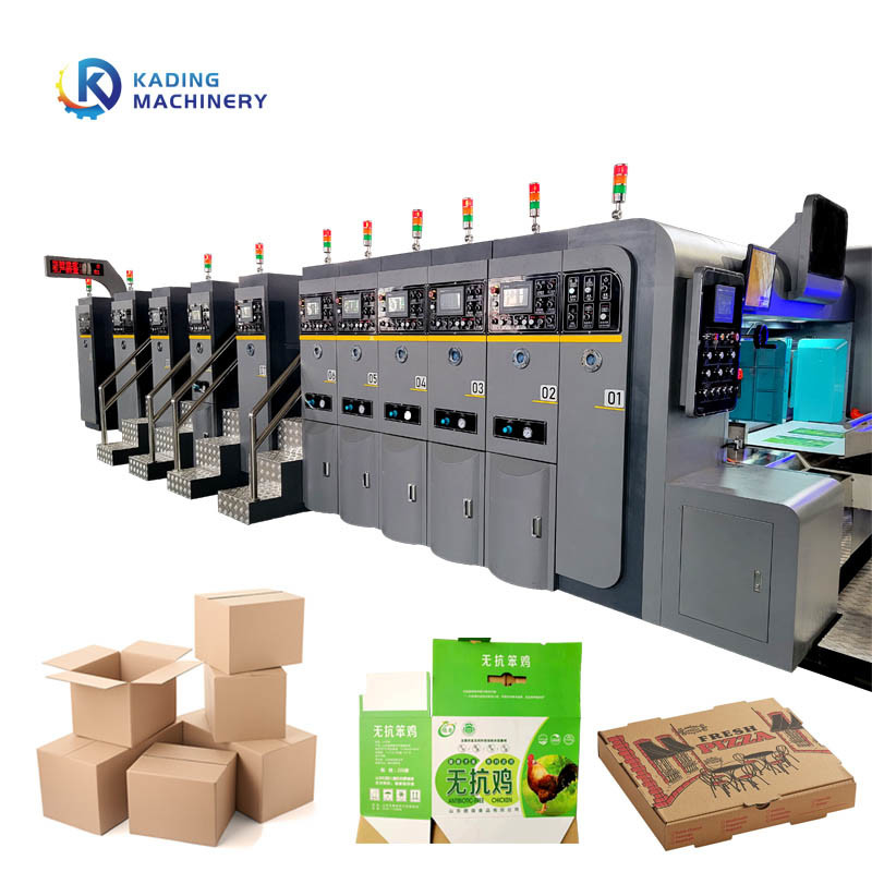 Máy in hộp sóng Flexo tốc độ làm việc 200 chiếc / phút