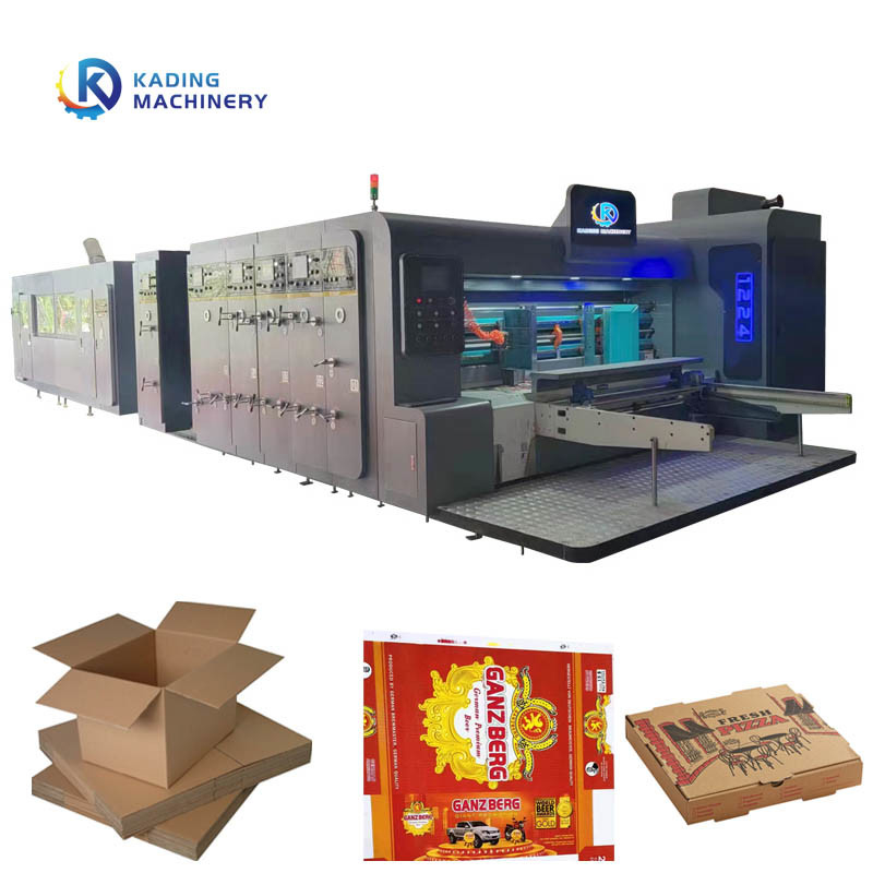 Máy in thùng carton nạp tự động cho tấm tôn với 250 chiếc / phút