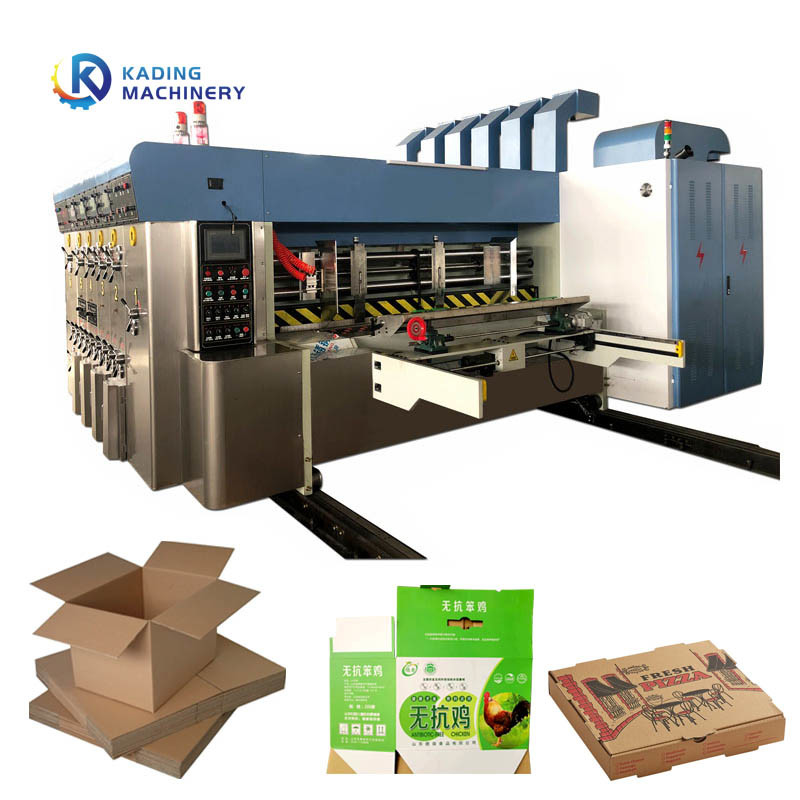 Máy in bìa carton tốc độ cao cho bìa corrugated với thiết bị thải