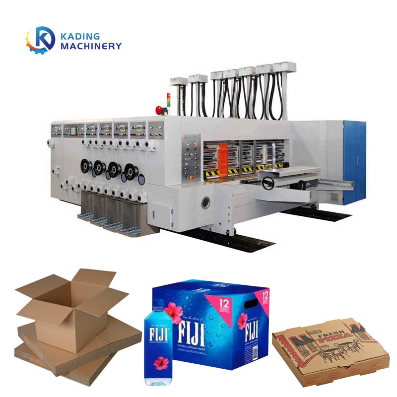 Máy in hộp sợi dây chuyền cao tốc với in đa màu