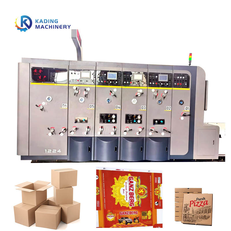 3 / 5 / 7 Máy in hộp lốp lốp cho thùng giấy