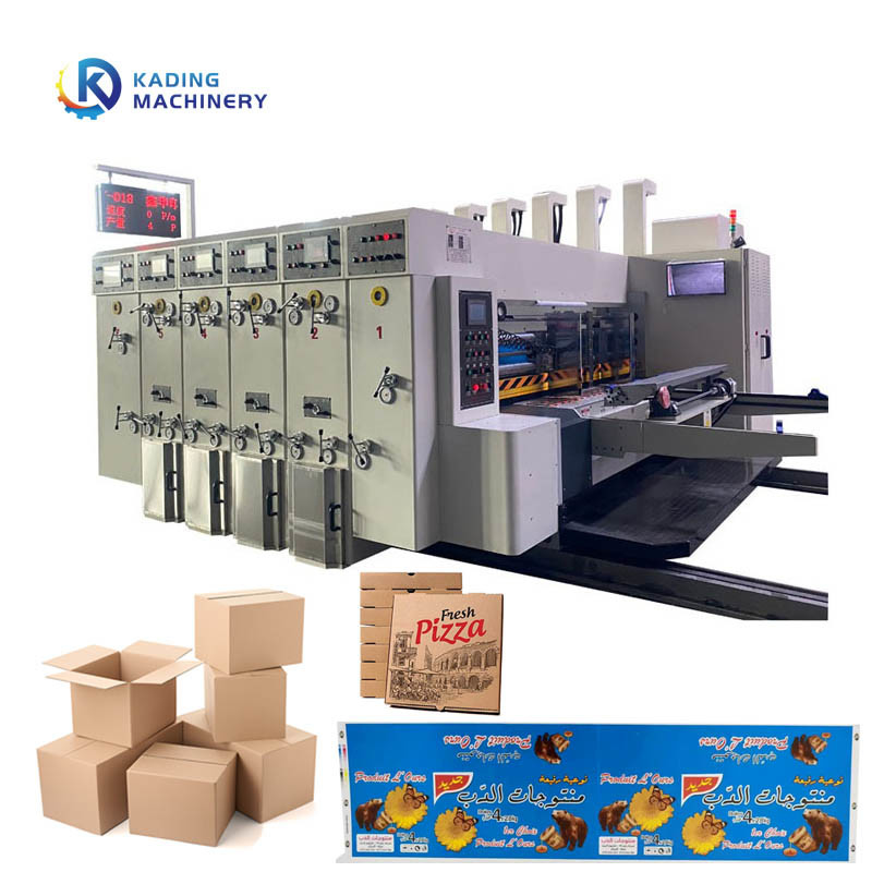 Máy in hộp sợi dây chuyền cao tốc với in đa màu