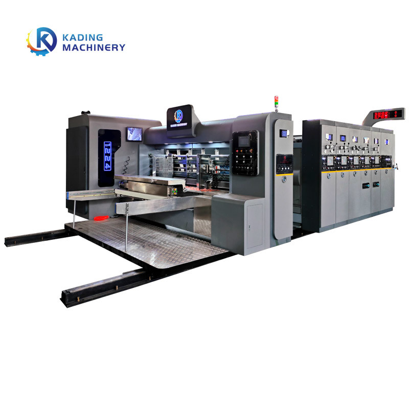 Máy in hộp carton sóng 3 5 7 lớp có gắn khe