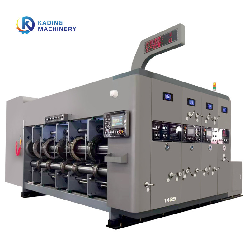 Máy in hộp sóng Flexo tốc độ làm việc 200 chiếc / phút
