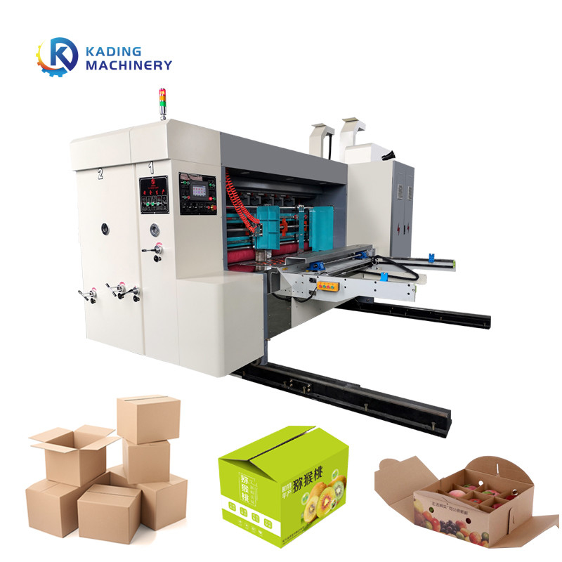 Máy in hộp sóng mực nước tự động nạp cạnh trước