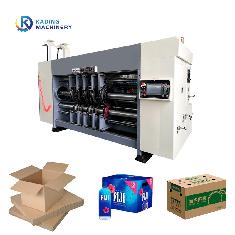 Máy in hộp sóng mực nước tự động nạp cạnh trước