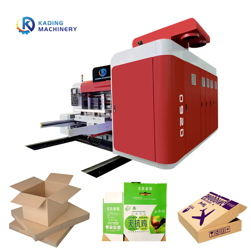Máy in hộp sóng có độ chính xác cao nạp giấy tự động