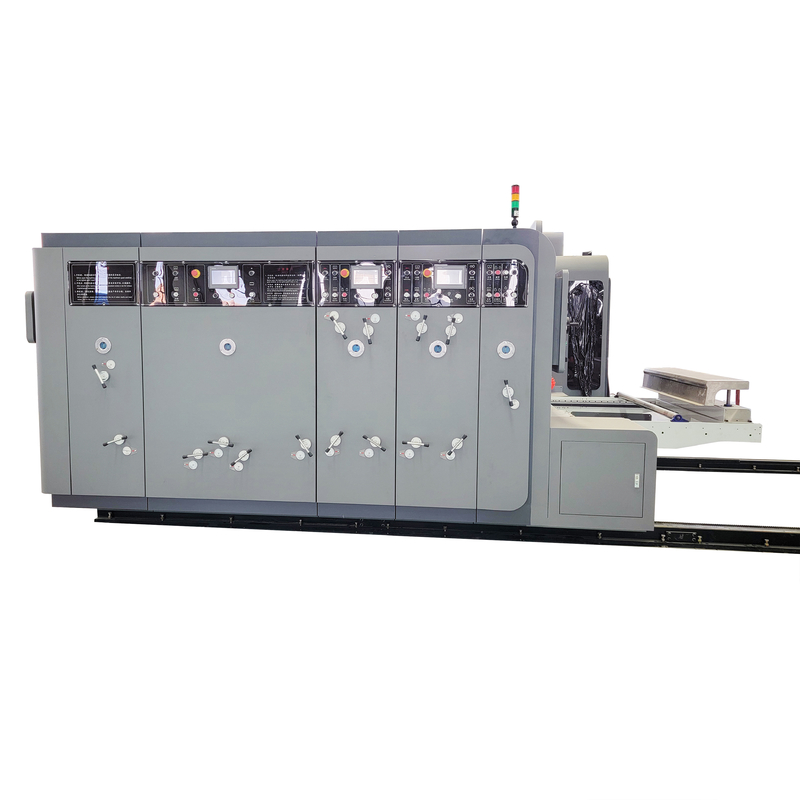 Flexographic Printing Máy in hộp sóng 4 màu Máy in