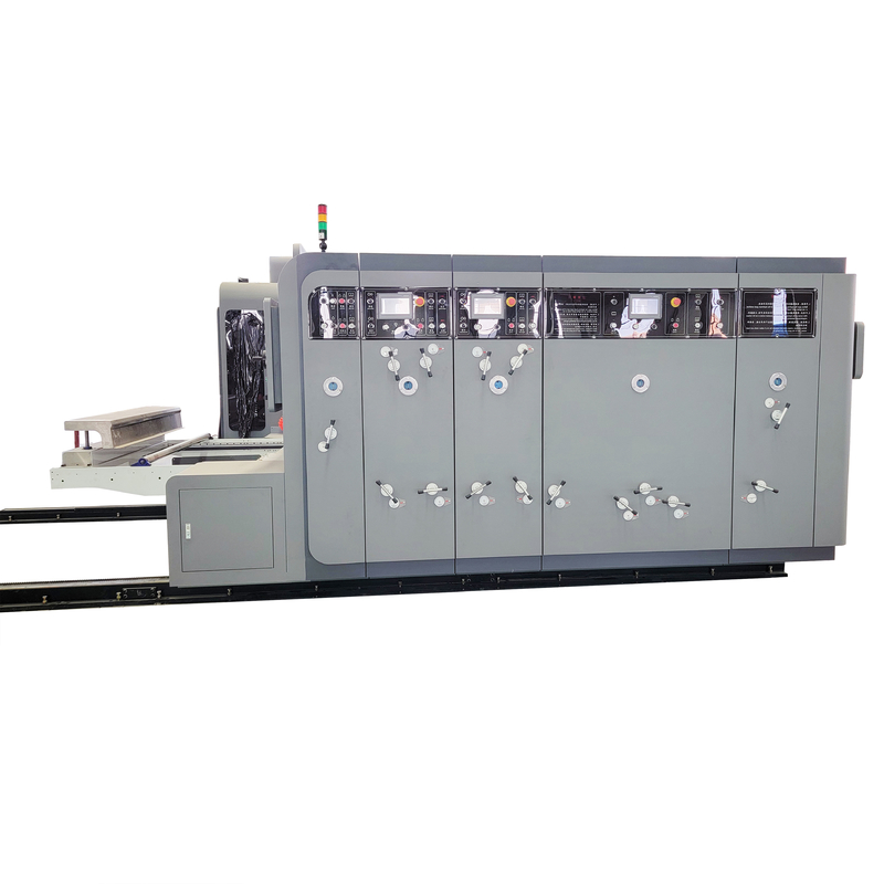 Máy in hộp carton sóng 3 5 7 lớp có gắn khe