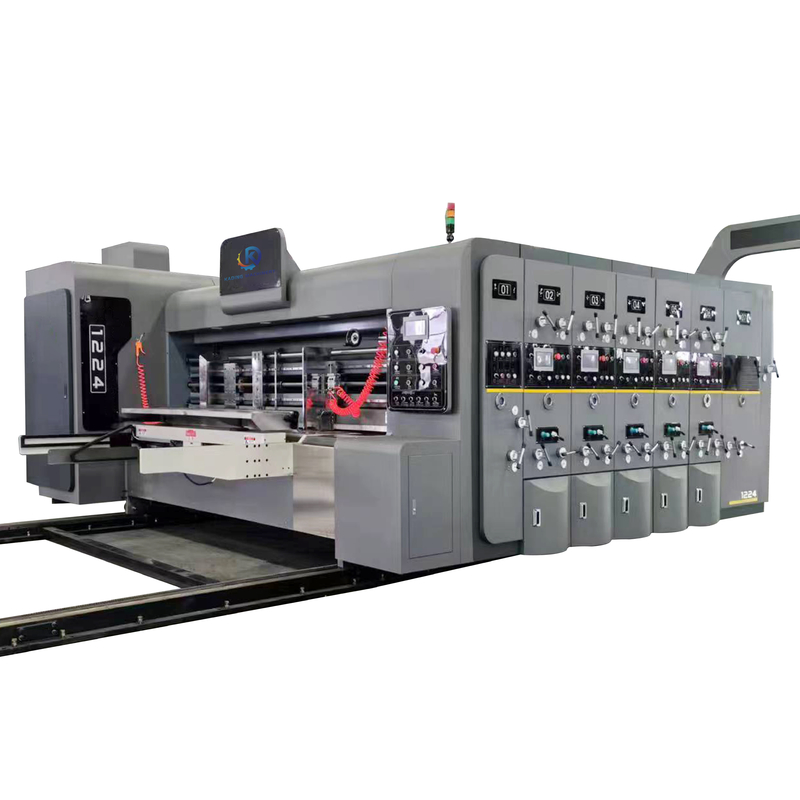 Máy in hộp carton sóng 3 5 7 lớp có gắn khe