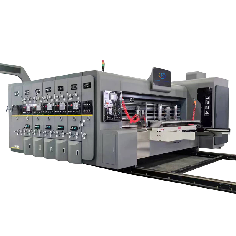 Flexographic Printing Máy in hộp sóng 4 màu Máy in