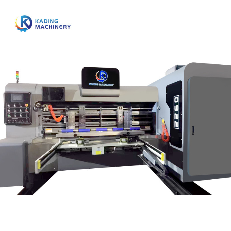 Máy in hộp hộp bìa đa màu Rotary Die Cutting để làm hộp pizza